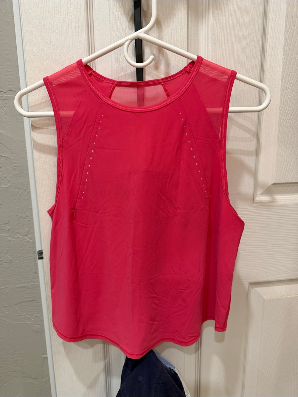 lululemon athletica Bright Pink Mesh-Trim Tank